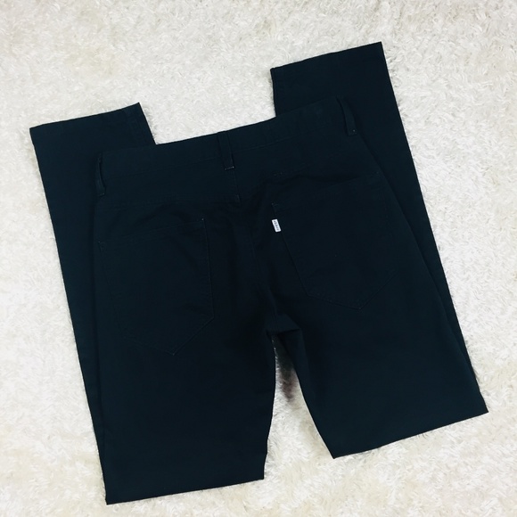 Levi's Original Riveted Size 29x32 Black Jeans - Picture 6 of 7